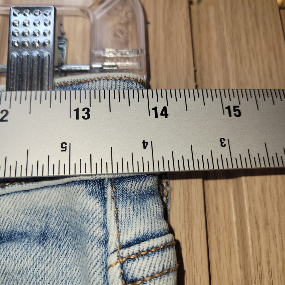 Hidden Jeans Los Angeles Light Wash High Rise Flare Denim Jeans Womens Size 28 - Picture 5 of 10